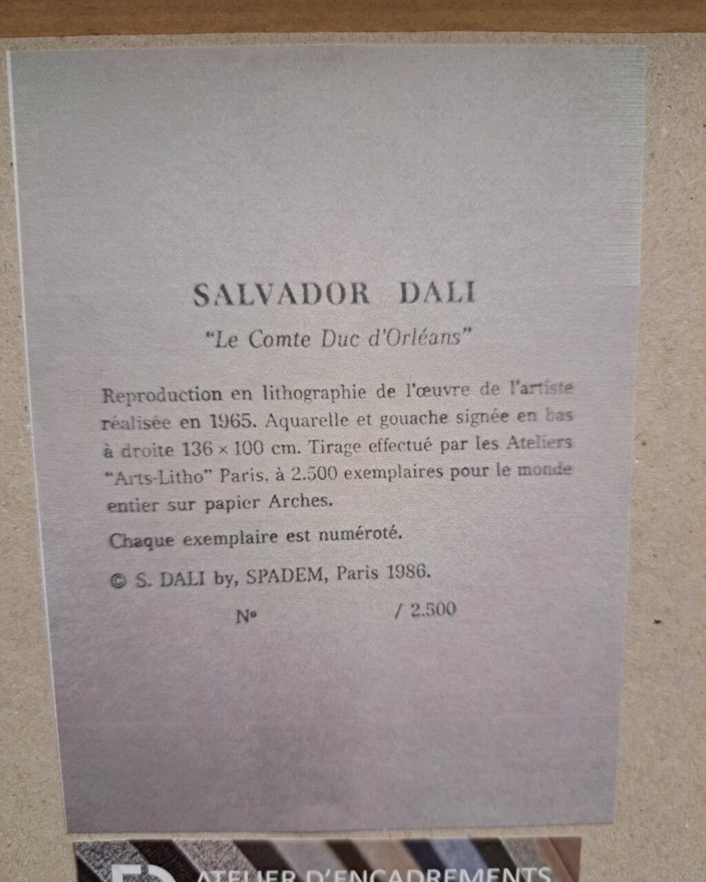 Instagram post from encadrementdallier. This post is in position 1.